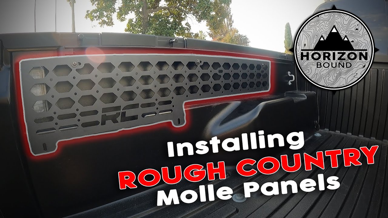 Installing ROUGH COUNTRY Molle Panels - YouTube