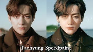 Bts Taehyung 2021 Winter Package Semirealism Speedpaint