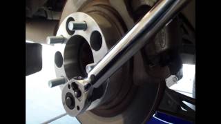 Two inch Wheel Spacers Installation 2005-2008 Mustang V6