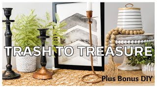 🌿NEW TRASH TO TREASURE PROJECTS | THRIFT FLIP TRASH TO TREASURE | COTTAGE FARMHOUSE DECOR IDEAS