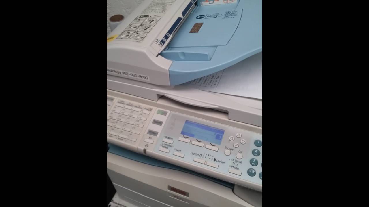 Ricoh MP171 Funcionalidad