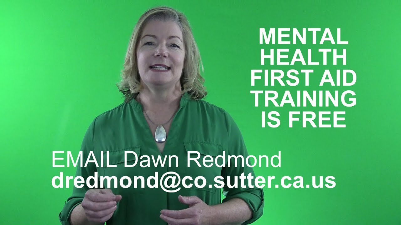 Free Mental Health First Aid training can prepare you to ...