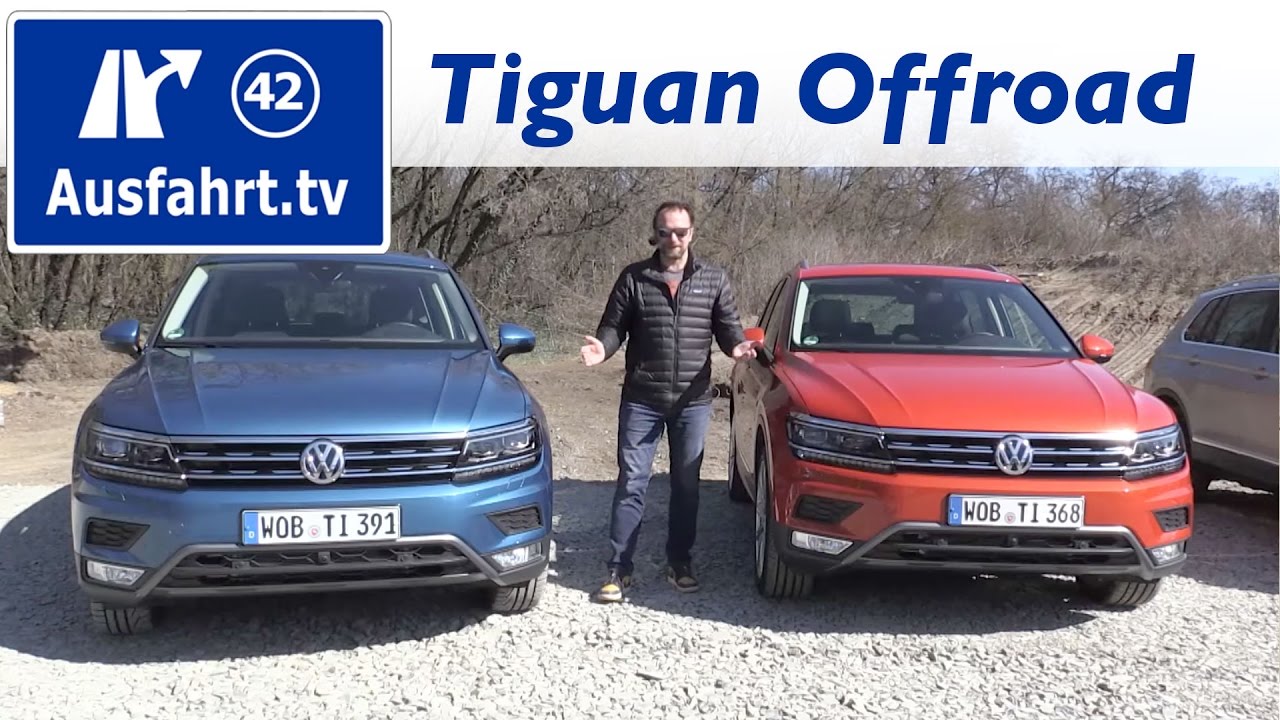 16 Volkswagen Vw Tiguan Offroad Youtube