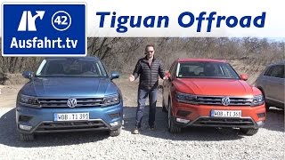 16 Volkswagen Vw Tiguan Offroad Youtube