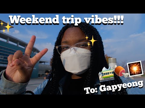A weekend trip to Gapyeong (Rail biking, Jara island, Korean BBQ & Friends) | Korea Vlog