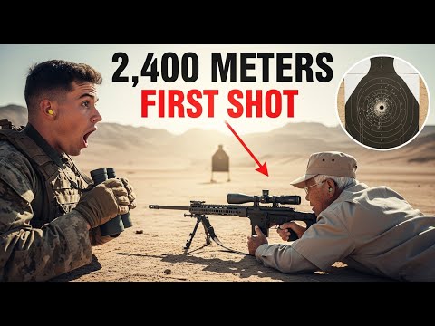 قناص شاب يحاول لمدة 3 ساعات عامل نظافة يبلغ من العمر 78 عام ا يصيب الهدف في محاولته الأولى على