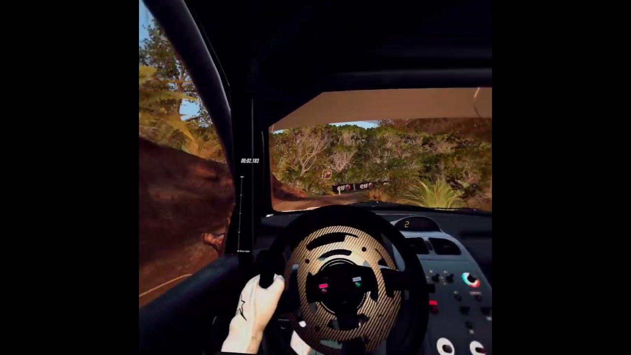 Dirt rally 2 + Steam VR + Oculus quest 2 + Virtual desktop = Wireless