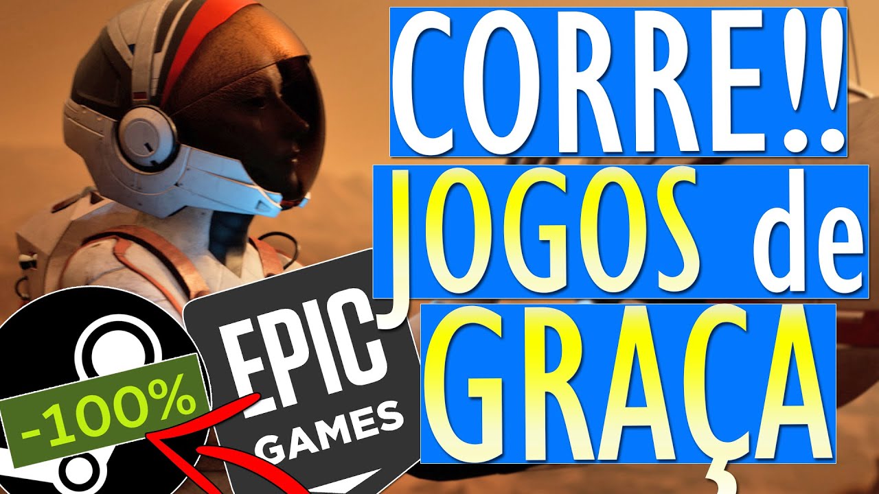 CORRAM! NOVOS JOGOS de GRAÇA por 24 HORAS PARA RESGATE na EPIC GAMES STORE  e JOGO GRÁTIS de AMANHÃ!! 