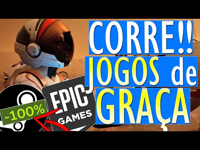 CORRAM!!! JOGOS de GRAÇA PARA RESGATE GRÁTIS no PC (Epic Games e