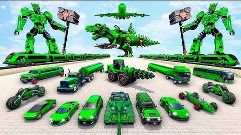 ARMY TRUCK CAR ROBOT Game - Fighting Robot Tank Transform game - Android iOS gameplay