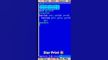 Star Print Pattern In C Language ||Alan Walker Dark Side Song #alanwalker #shorts #clanguage #coding