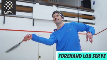 Squash tips: Forehand lob serve with Jethro Binns