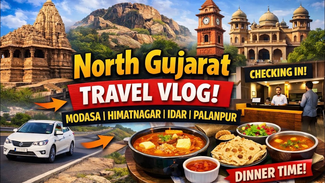 We Explored North Gujarat in One Trip 😍 | Modasa, Idar, Himatnagar, Palanpur @MayurVlogster 