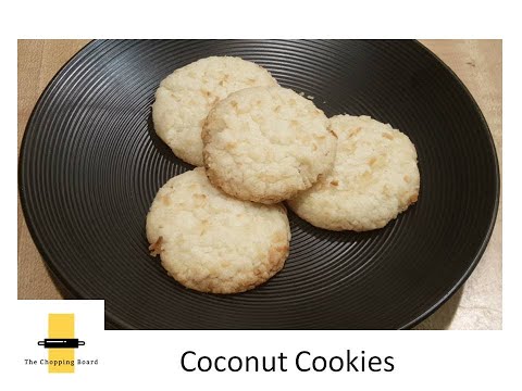 Crispy, Crunchy Coconut Cookies