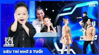 [Tập 7 Siêu Tài Năng Nhí Mùa 3] SIÊU TRÍ NHỚ 3 TUỔI CỰC KÌ GIỎI VÀ THÔNG MÌNH, DỄ THƯƠNG