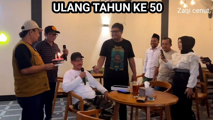 MERAYAKAN ULANG TAHUN YANG KE 50