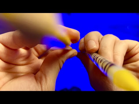 ASMR drawing on your crinkly face 😴 actual camera touching, no talking, relaxing hifi and lofi