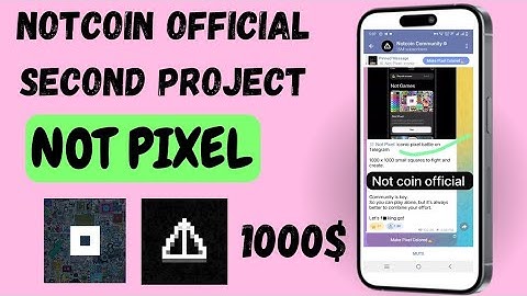 FREE NOT PIXEL AIRDROP! | Notcoin Official 2nd Project | How to Join Not Pixel| Complete Tutorial