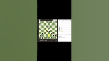 Chess bullet game 1+0  shorts №2664  #shorts