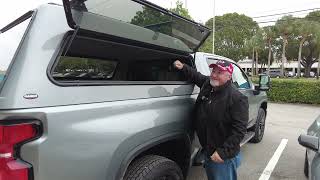 Ranch Skyline Topper with Wind Doors on a 2024 Chevy Silverado 2500HD review by C&H Auto Accessories Gmc 2500 Camper Shell