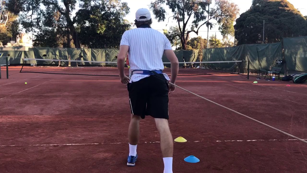 Tennis Resistance Band Sprints YouTube