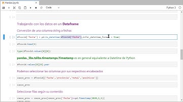 Introducción a Python 3.x - Parte 18: Procesamiento de archivos CSV con Pandas