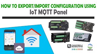 How To Export/Import Configuration Using IoT MQTT Panel screenshot 2