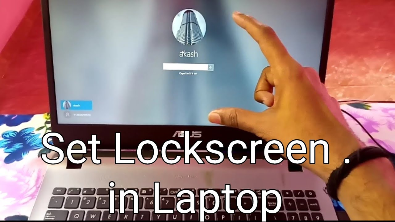 How To Set Lockscreen In Laptop How To Set Laptop Screen Lock Youtube