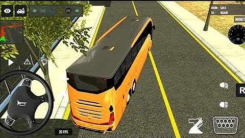 Indonesia Coach Bus Driving | Euro Bus Simulator 2025 | Realistic Android Gameplay