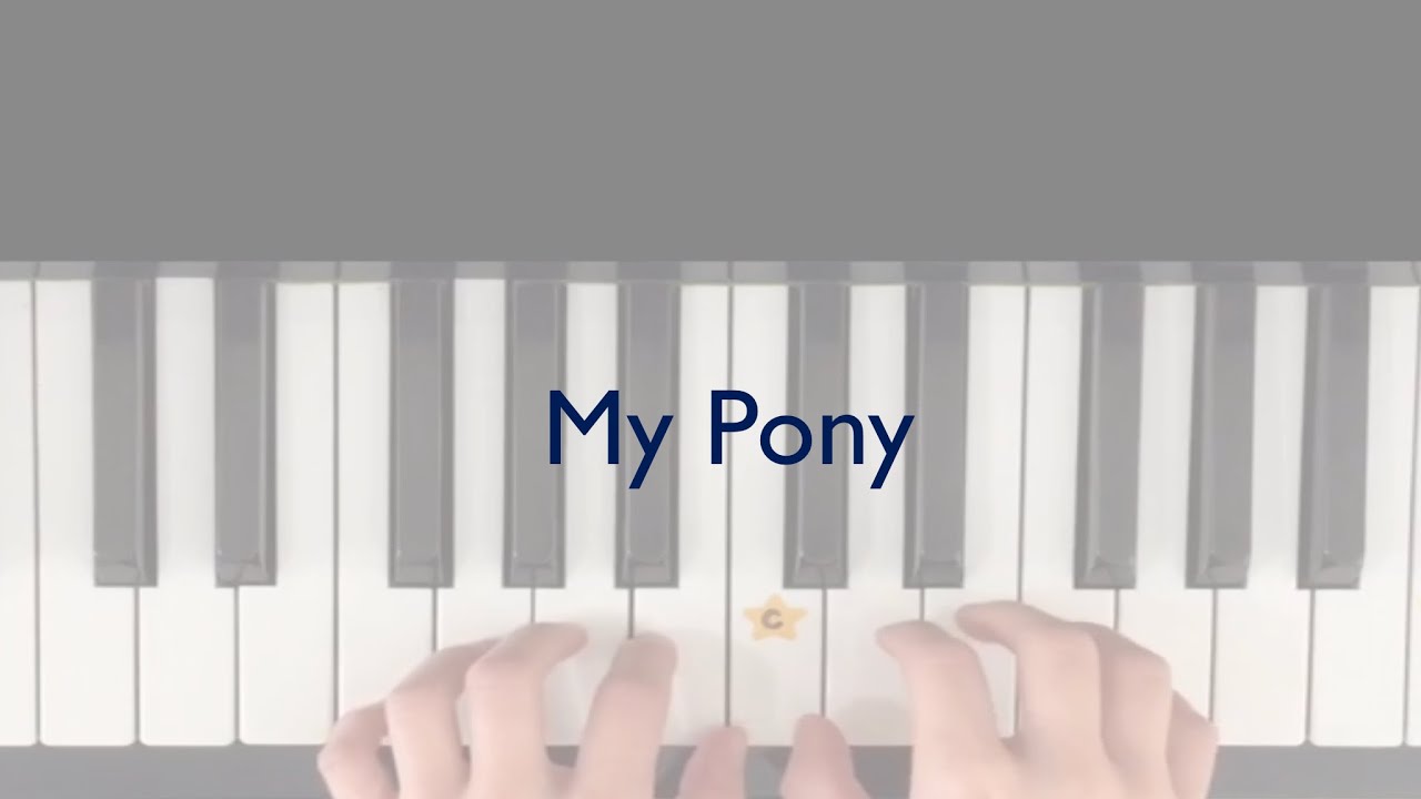 My Pony Piano Adventures Level1 Lesson Book YouTube