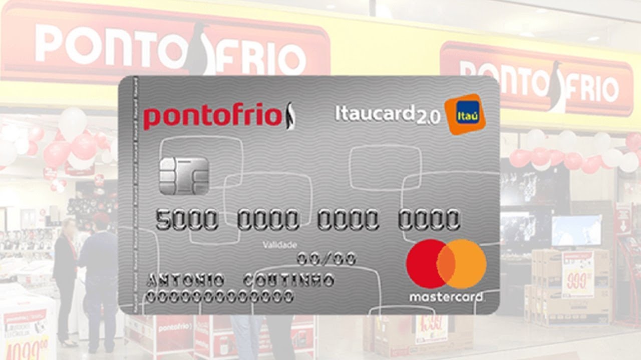 Cartão PontoFrio Mastercard Internacional sem comprovação de renda