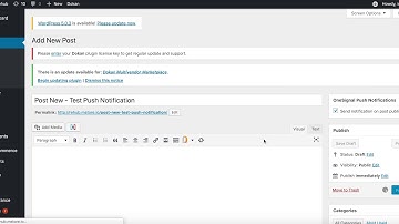 MultiVendor - Push notification - step3 - create new post