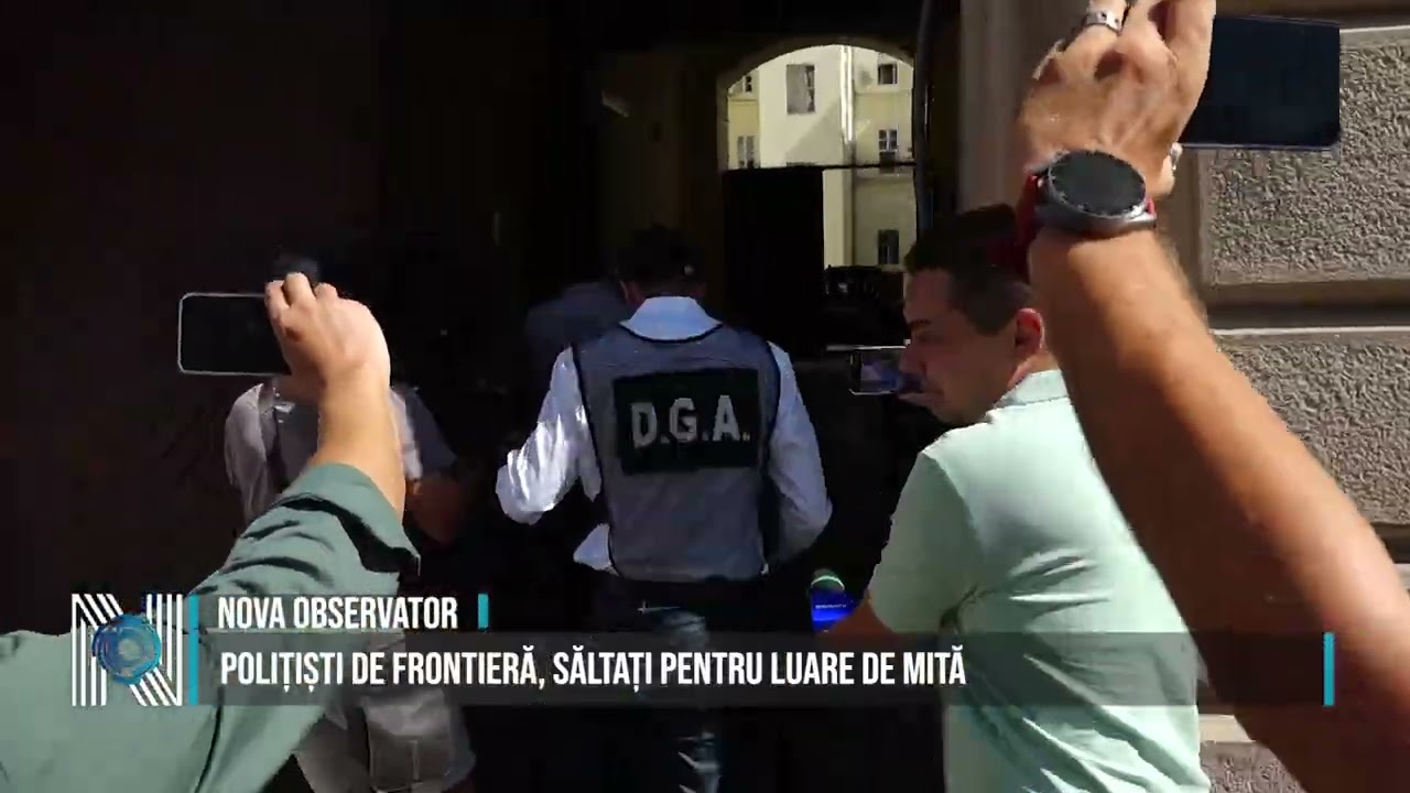 POLIȚIȘTI DE FRONTIERĂ, SĂLTAȚI PENTRU LUARE DE MITĂ