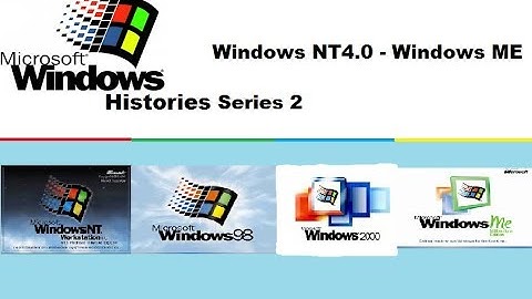 All Windows History!!! (EP.2) | Windows NT4.0 - Windows ME (Must watch till end and read desc.)