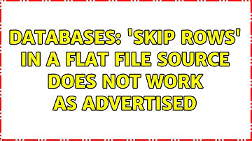 Databases: 