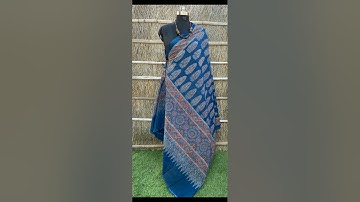 #ajrakh handblock printed dupatta