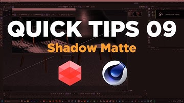Quick Tips 09 Redshift Shadow Matte