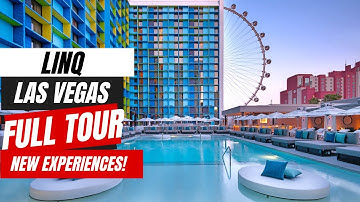 LINQ Las Vegas Full Tour + Review | Cheap Rooms + Center Strip Location