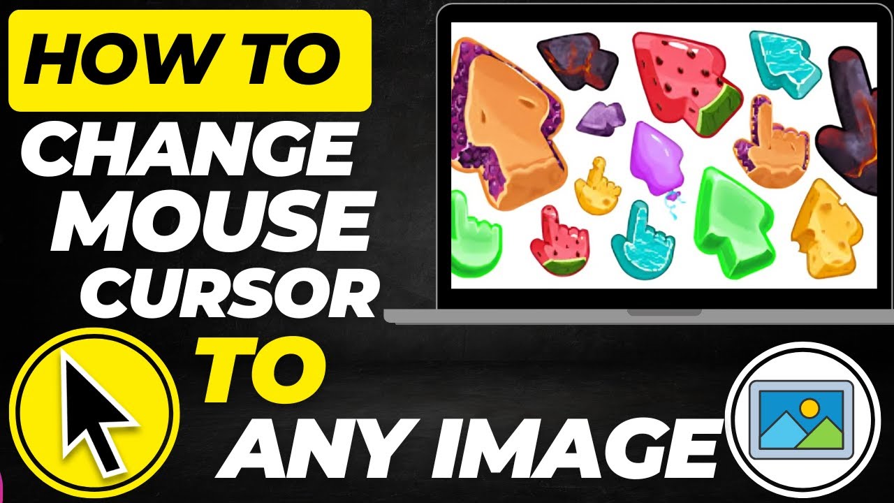 How to Change Your Mouse Cursor to ANY Image or Character | Get a ...