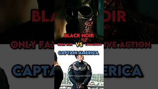 Black Noir vs Captain America shorts marvel dc theboys