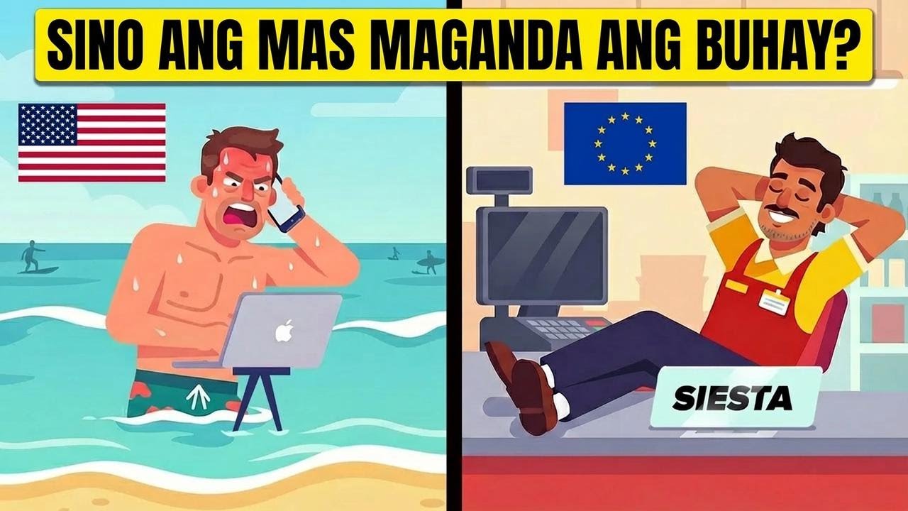 Sino ang Mas Masarap ang Buhay: Amerikano o Europeo?