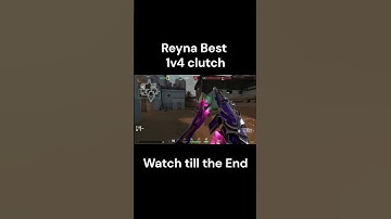 Reyna Best 1v4 Clutch Almost count in Ace#valorant #reyna clutch#valorantclips#reynaplays #riotgames