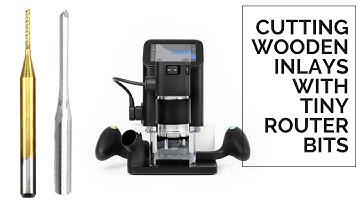 Shaper Origin bits: Cutting wooden inlays using tiny bits