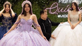 Modeling Coach makes me CRY during dress shopping | Planning My Quince EP 49