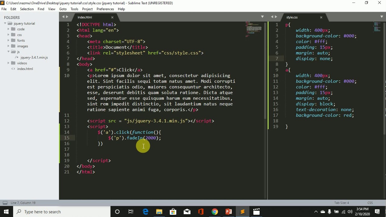05. JQUERY Bangla Tutorial - fadeIn, fadeOut, fadeToggle - YouTube