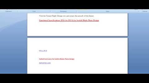Dynamic Word Documents with embedded Requirements