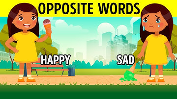 OPPOSITE WORDS | English for KIDS 🐱 💕