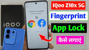 Iqoo z10x 5g fingerprint app lock / iqoo z10x app me fingerprint lock kaise lagaye / z10x app lock