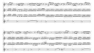 Keane - Somewhere Only We Know | SAXOPHONE QUARTET Sheet Music