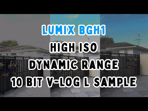 Panasonic Lumix BGH1- High ISO, Dynamic Range tests + 10bit V-LOG L samples